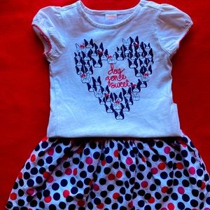 Gymboree Doggie Outfit 3T,  Very cute! Valentine’s Beauty!